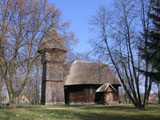 Skansen w Olsztynku - kościół z Rychnowa